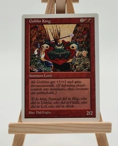 Goblin King Fifth Edition (5ED) Magic Karte MTG englisch  (Goblinkönig) - Bild 1 von 2