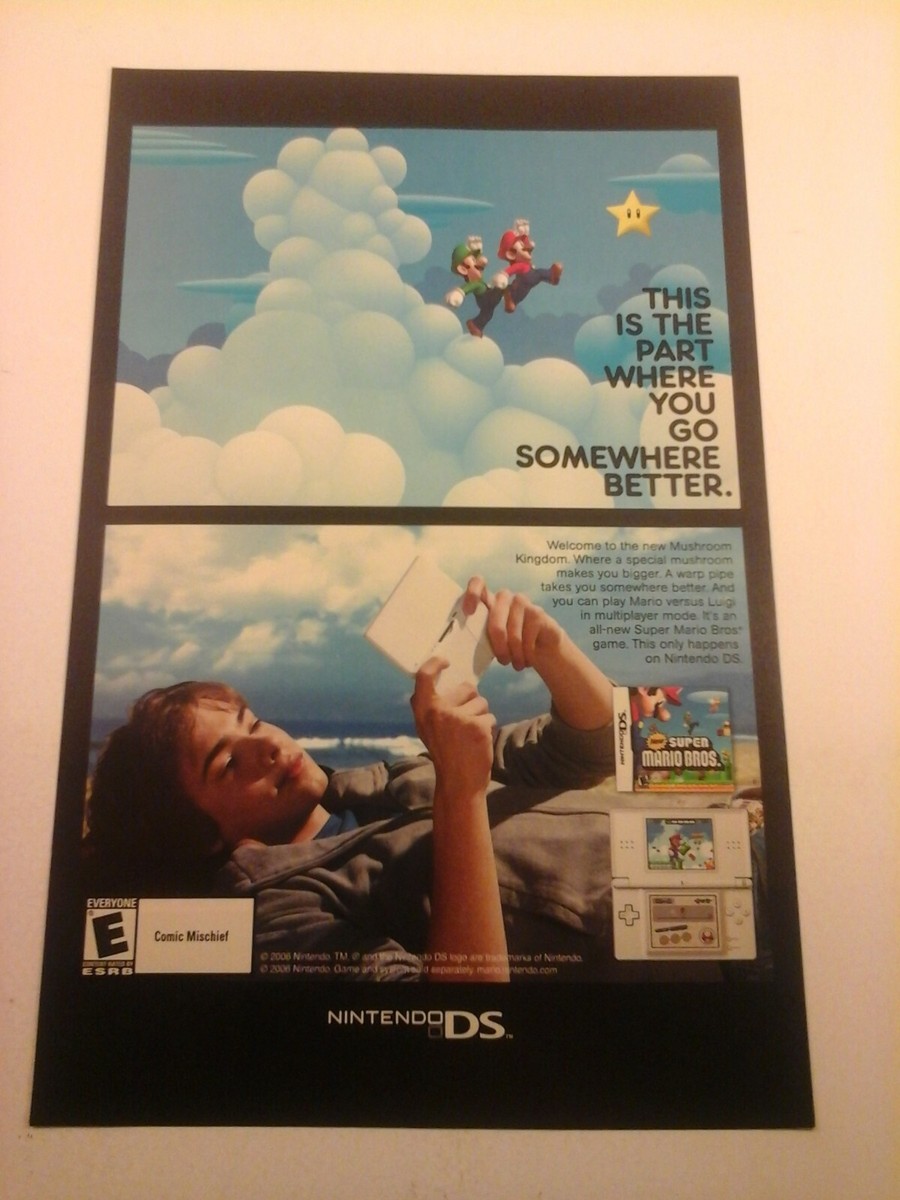 2006年ニンテンドーDSポスター 2006 Touch Generations Nintendo DS Print Ad/Poster Tetris