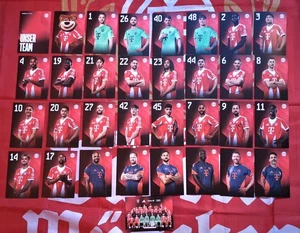 FC Bayern München Autogrammkarten Set 25 26 Satz 2025 2026 Neu 33 Stück Komplett - Bild 1 von 2