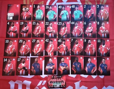 FC Bayern München Autogrammkarten Set 25 26 Satz 2025 2026 Neu 33 Stück Komplett - Bild 1 von 2
