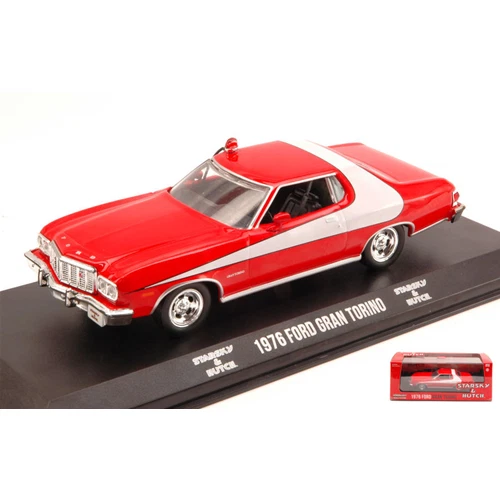 FORD GRAN TORINO 1976 STARSKY & HUTCH 1:43 Greenlight Movie Modellino Nuovo - Immagine 1 di 1
