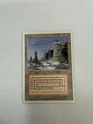 Magic The Gathering Plateau Edición Revisada Magic The Gathering Land Foto 1 de 2