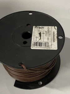Thermostatkabel 500 Fuß 18/2 Braun Massiv Kupfer CL2R Cerrowire Elektrische Verkabelung - Bild 1 von 6