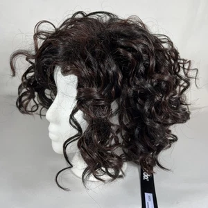 Frisur Relaxed Coils Mittellang Durchschnittlich Schwarz Burgund Perücke Neu Mit Etikett - Bild 1 von 9
