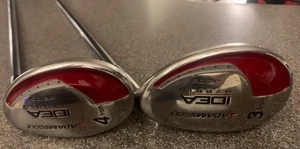 Adams Idea A2 OS Iron Hybrids Set (3H & 4H) Stiff Grafalloy ProLaunch Graphite - Picture 1 of 6