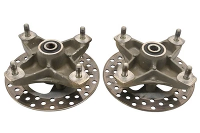 04 Honda TRX450R Front Wheel Hubs & Rotors Left & Right - Image 1 of 3