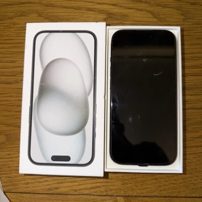 Apple iPhone 15 - 128GB Storage, Black, Unlocked, Boxed 83% Battery.  Good Cond - Image 1 of 4