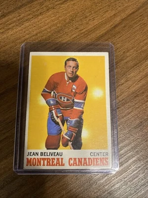 1970 Topps NHL #55 Jean Beliveau VG-VG/EX - Image 1 of 2