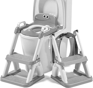 Riduttore WC per Bambini Con Camminata - Sedile WC Pieghevole per Imparare La Pu - Foto 1 di 12