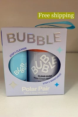 BUBBLE SKINCARE Polar Pair Set - cloud surf +Fresh Start Gel Cleanser