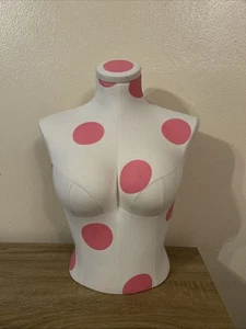 Victoria's Secret PINK weibliche Schaufensterpuppe Ladendisplay rosa gepunktet - Bild 1 von 13
