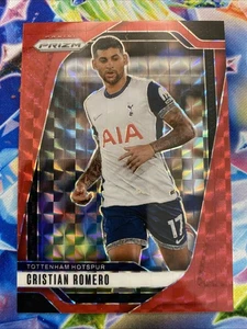 2024-25 Panin Premier League Red Mosaic Prizm Cristian Romero #86 - Picture 1 of 2
