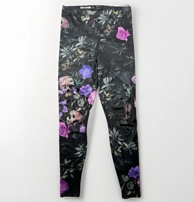 BlackMilk Limited Ed. Garden Of The Dead Purple Leggings Size L (See Desc!) - Image 1 of 4