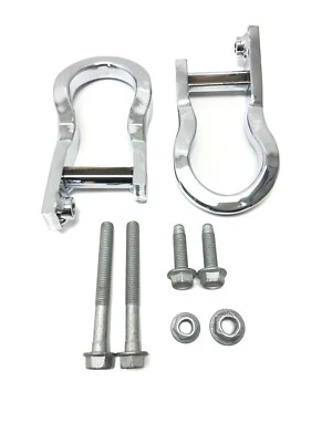 OEM 2007-2019 Chevrolet Silverado Sierra 1500 Chrome Tow Hooks GM 84072462 - Image 1 of 4