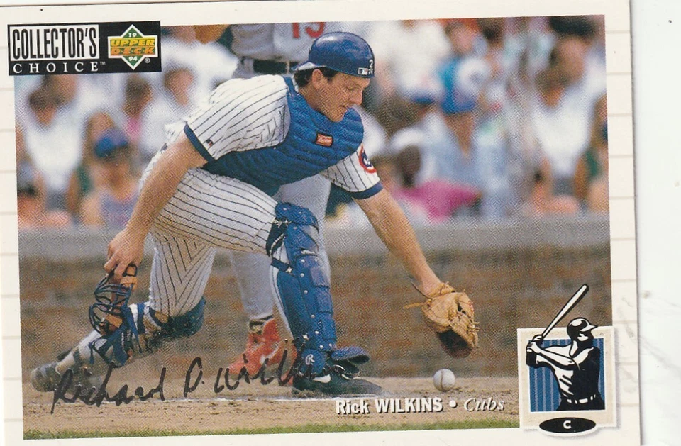 FREE SHIP-1994 Upper Deck Collector's Choice Silver Signature Rick Wilkins #297 - Image 1 of 1
