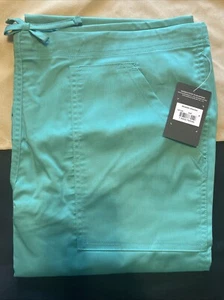 Dickies Industrial Strength Drawstring Scrub Pant Style GD100 Size Medium Green - Picture 1 of 4