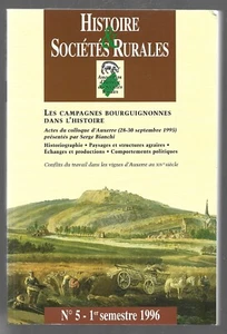 HISTOIRE ET SOCIETES RURALES . N° 5 . 1er SEMESTRE 1996 - Picture 1 of 1
