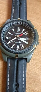Orologio Bulova Ocean Timer Vintage anni 80 automatico con bussola raro!!! - Foto 1 di 9