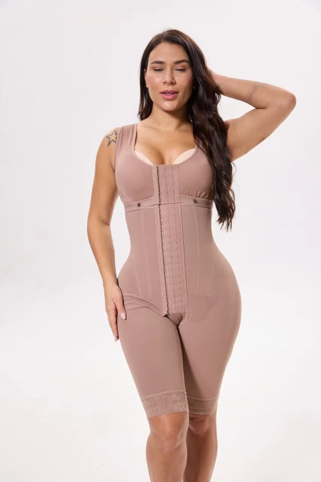 Fajas Colombianas Reductoras Modelador Corporal Post Cirugía Postparto Modelador Corporal Foto 1 de 4