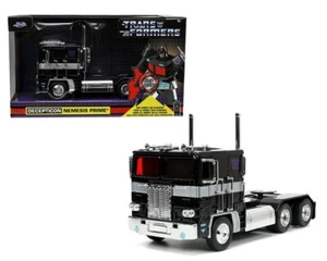 Jada 1:24 Hollywood Rides Transformers Nemesis Optimus Prime 33490 Black Diecast - Picture 1 of 1