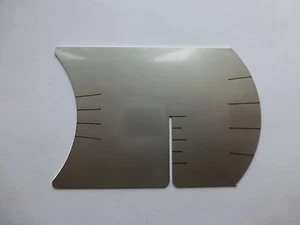 'VIOLIN LUTHIER 3 IN 1 TOOL:BRIDGE TEMPLATE, STRING SPACING, BOW RE-HAIR GAUGE - Picture 1 of 3