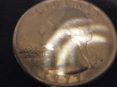 1977 D wahington quarter, Errors - Image 1 of 4