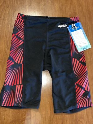 Baús de natação masculinos Dolfin tamanho 30 Red Zone novos com etiquetas. - Imagem 1 de 4