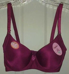 Sujetador Angelina Cobertura Completa Merlot - Talla 34C - Nuevo con Etiquetas - Imagen 1 de 1