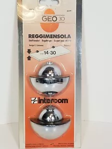 Shelf Brackets Padova Italy Geo 30 Chrome Reggimensola up to 1" wide  - Picture 1 of 8