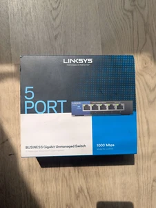 Linksys 5 Port Switch Business Gigabit Unmanaged Switch LGS105 - Picture 1 of 3