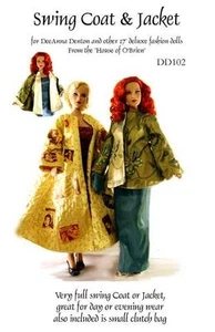 DD102 Schaukelmantel & Jacke Muster passend für 17" Deanna und DeDe Denton, Tonner - Bild 1 von 1
