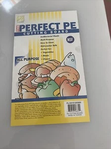 Thunder Group 12" x 18" x 1/2" White Polyethylene Non-Skid Cutting Board - Picture 1 of 3