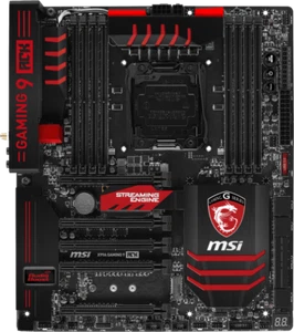 Placa madre para MSI X99A GAMING 9 ACK X99 2011-3 soporte 6850K E5 V3V4 probado - Imagen 1 de 4