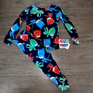 Pj Masks Toddler Boys Pajamas Long Sleeve Snug Fit 2 Piece Sleep Set Size 2T - Picture 1 of 3
