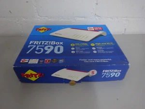 Original AVM FRITZ!Box 7590 Dual-Band WLAN Router DSL VDSL 4x4 MU-MIMO w. NEU - Bild 1 von 5