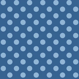 KIMBERBELL BASICS ~ Blue on Blue Polka DOTS ~ Maywood Studio ~ By-the-Yard - Picture 1 of 1