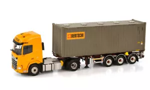 1:50 for WSI FOR DAF XF 4X2 CONTAINER TRAILER -3AXLE+30 CONTAINER For BERTSCHI - Picture 1 of 4