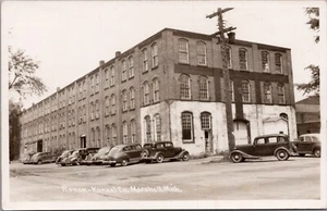 Early Marshall, Michigan Ronan-Kunzel Co. RPPC Vtg Real Photo Postcard #3323 - Picture 1 of 2