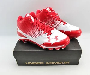 Under Armour Mens Spine Heater Mid TPU Baseball Cleats - Size 9.5 1274396-611 - Picture 1 of 5