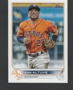 Jose Altuve Team: Houston Astros 2022 Topps #278 - Picture 1 of 2
