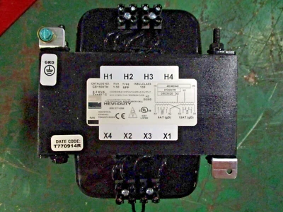 SOLA/HEVI-DUTY EGS HEVI DUTY CE1500TH Transformer 1.5 KVA, 480/240V X 240/120V - T1487- NEW-S