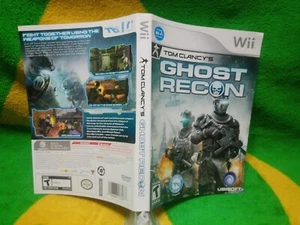 Tom Clancy's Ghost Recon Nintendo Wii Cover Art Only - Picture 1 of 1