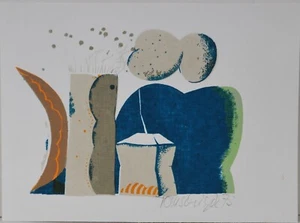 Peter Tomschiczek /Siebdruck / sehr selten !!/handsigniert /1973 - Picture 1 of 2