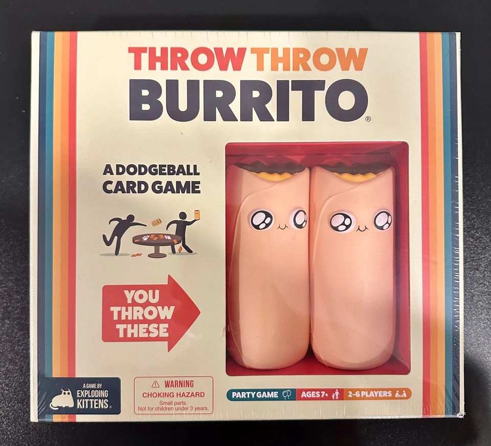 EXPLODING KITTENS Throw Throw Burrito Card Game