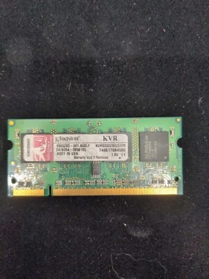 Kingston 1GB SO-DIMM 533 MHz DDR2 Memory (KVR533D2SO/512R) - Image 1 of 3