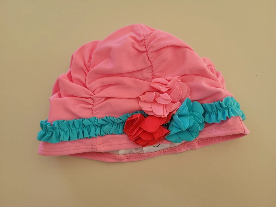 Boné de banho HANNA DIFFERENTSON meninas sol rosa flor praia piscina Tamanho M DOCE - Imagem 1 de 1