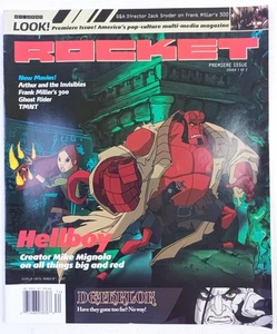 ROCKET PREMIERE ISSUE #1 2007 COVER 1 HELLBOY NIC CAGE GHOST RIDER DETHKLOK VGD - Bild 1 von 5
