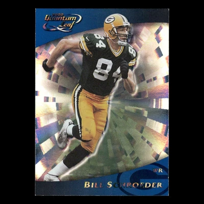 Bill Schroeder #116 2000 Quantum Leaf Green Bay Packers Football Card NFL NM - Image 1 of 3