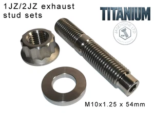 1JZ 2JZ Exhaust Stud M10 x 1.25 54mm long Titanium Grade 5 - Picture 1 of 3