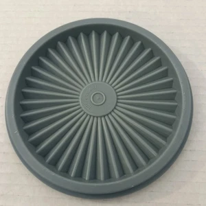Vintage TUPPERWARE Country hellblau Ersatzdeckel 5" Servier Kanister - Bild 1 von 2